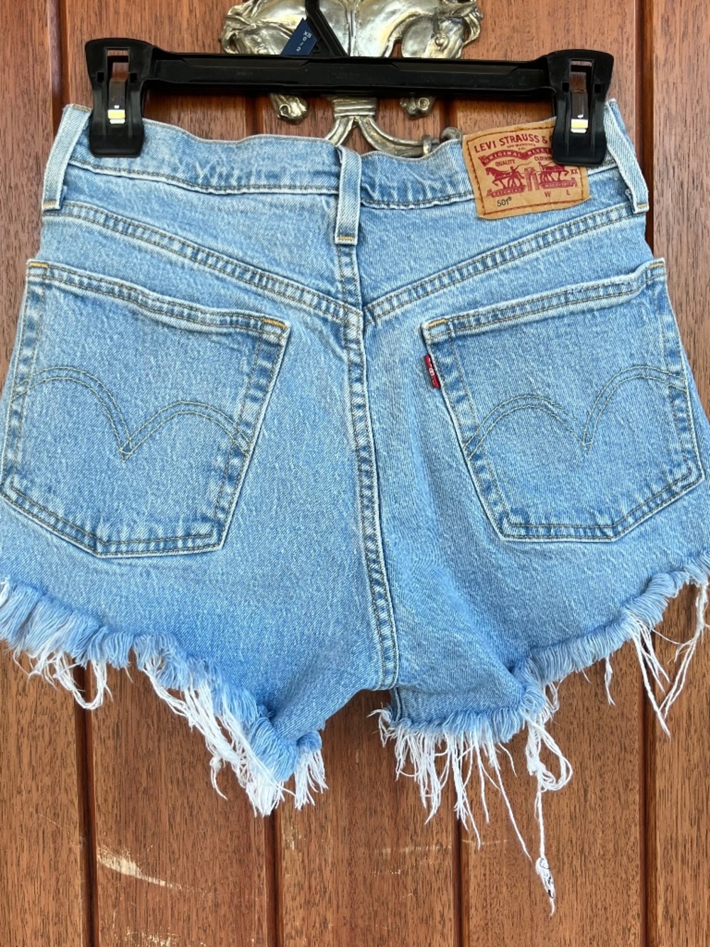 Womens Levis Jean Shorts - Picture 3 of 6